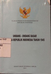 Undang-Undang Dasar Negara Republik Indonesia Tahun 1945