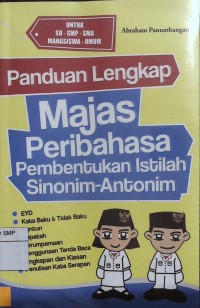 Panduan Lengkap Majas Peribahasa Pembentukan Istilah Sinonim-Antonim