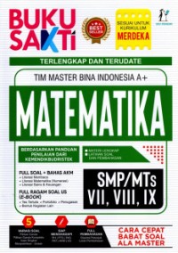 Buku Sakti Matematika SMP VII, VIII, IX