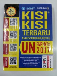 Kisi-Kisi Terbaru UN SMP/MTS 2017