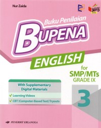 Image of Bupena english for SMP/MTs grade IX