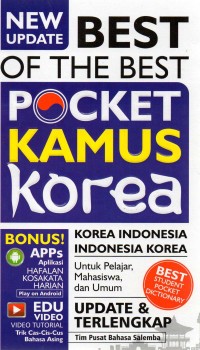 Image of Pocket Kamus Korea