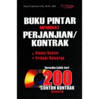 Buku Pintar Membuat Perjanjian/Kontrak