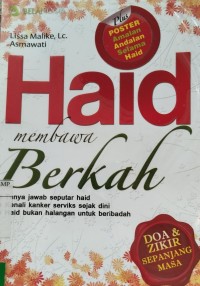 Haid membawa Berkah