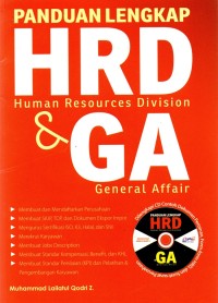Image of Panduan Lengkap HRD Human Resources Division & GA General Affair + CD