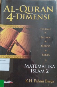 Al-Qur'an 4-Dimensi: Matematika Islam 2