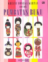 Kreasi Boneka Kertas Untuk Pembatas Buku