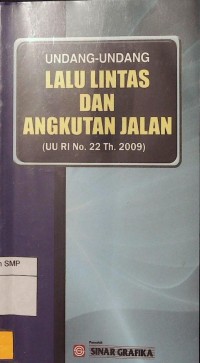 Undang-undang Lalu lintas dan angkutan jalan