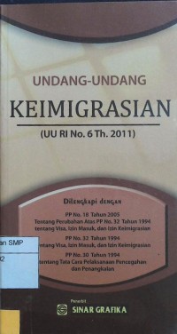 Undang-Undang Keimigrasian