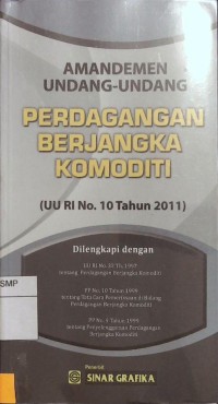 Amandemen Undang-undang Perdagangan Berjangka Komoditi