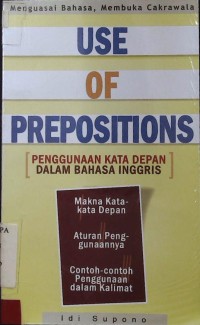 Use of Prepositions