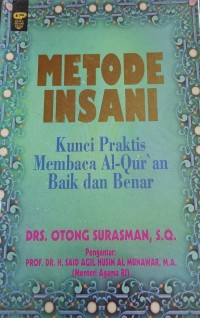 Metode Insani: Kunci Praktis Membaca Al-Qur'an Baik dan Benar