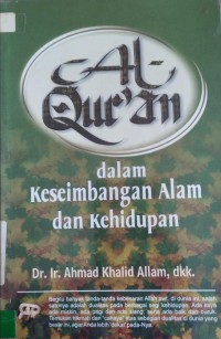 Al-Qur'an Dalam Keseimbangan Alam dan Kehidupan