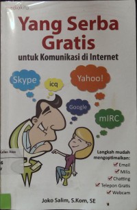 Yang Serba Gratis untuk Komunikasi di internet