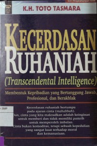 Kecerdasan Ruhaniah (Transcendental Intelligence)